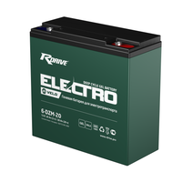 Тяговый аккумулятор для электровелосипедов RDRIVE ELECTRO VELO 6-DZF-20