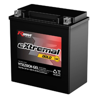 МОТО АККУМУЛЯТОР RDRIVE EXTREMAL GOLD YTX20CH-BS
